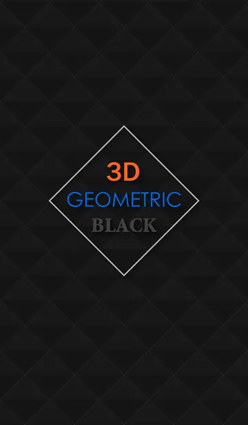 [LINE着せ替え] GEOMETRIC 3Dの画像1