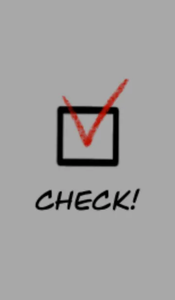 [LINE着せ替え] Check！の画像1