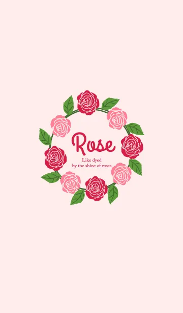 [LINE着せ替え] Rose リース verの画像1