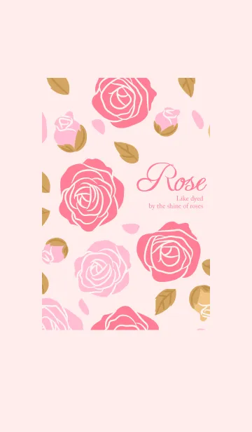 [LINE着せ替え] Rose Cute verの画像1