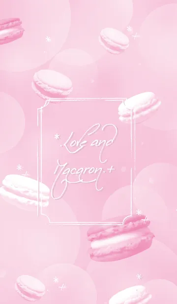 [LINE着せ替え] Sweet Macaron .+#イラストの画像1