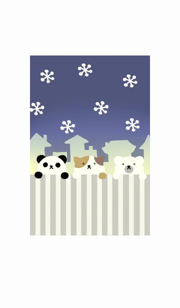 [LINE着せ替え] 仲良しパンダと猫とクマ#絵本の画像1