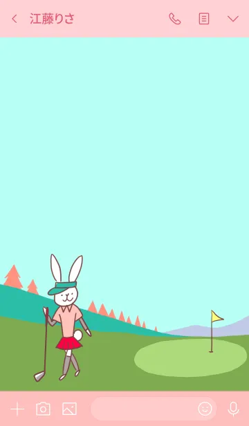 [LINE着せ替え] ゴルフ大好き！！の画像3