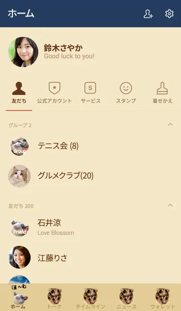 [LINE着せ替え] フクロモモンガ4の画像2