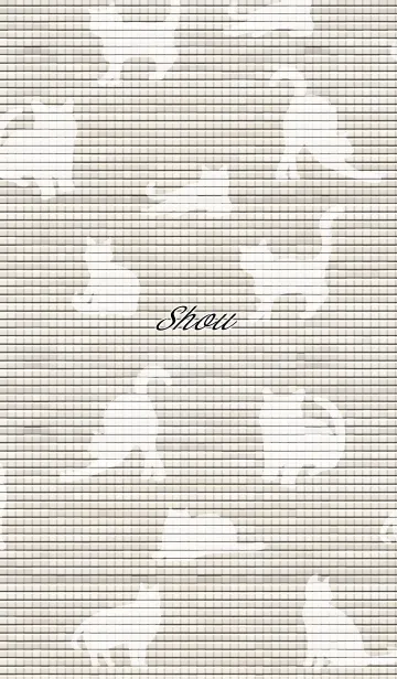 [LINE着せ替え] しょう用大人可愛い☆猫シルエットの画像1