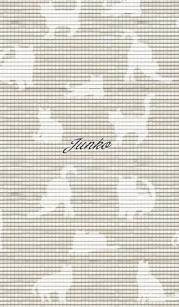 [LINE着せ替え] じゅんこ用大人可愛い☆猫シルエットの画像1
