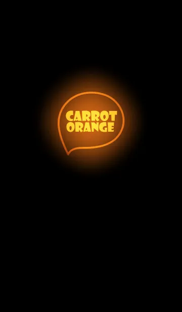 [LINE着せ替え] Carrot Orange Neon Theme (jp)の画像1