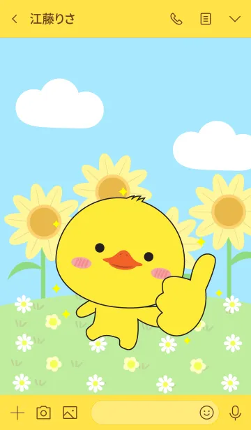 [LINE着せ替え] Happy Duck Land Theme (jp)の画像3