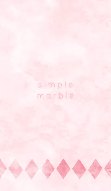 [LINE着せ替え] シンプル大理石 [pink]の画像1