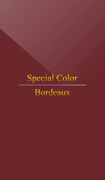 [LINE着せ替え] Special Color Bordeaux.の画像1