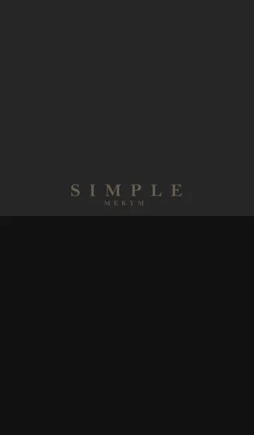 [LINE着せ替え] SIMPLE ICON 7 -MATTE BLACK-の画像1