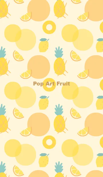 [LINE着せ替え] Pop Art Fruitの画像1