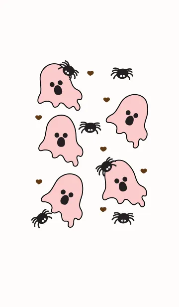 [LINE着せ替え] Cute little ghost theme 10の画像1