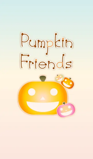[LINE着せ替え] Pumpkin Friends！ (Beige Ver.4)の画像1