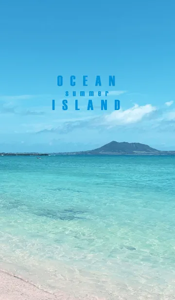 [LINE着せ替え] OCEAN ISLAND -MEKYM-の画像1