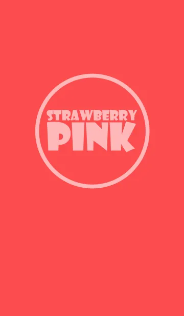 [LINE着せ替え] Love strawberry pink Theme v.2 (jp)の画像1
