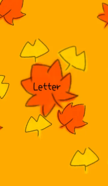 [LINE着せ替え] 手紙～紅葉の画像1