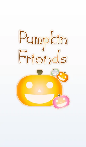 [LINE着せ替え] Pumpkin Friends！ (White Ver.1)の画像1