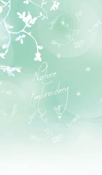 [LINE着せ替え] Nature Embroidery #イラストの画像1