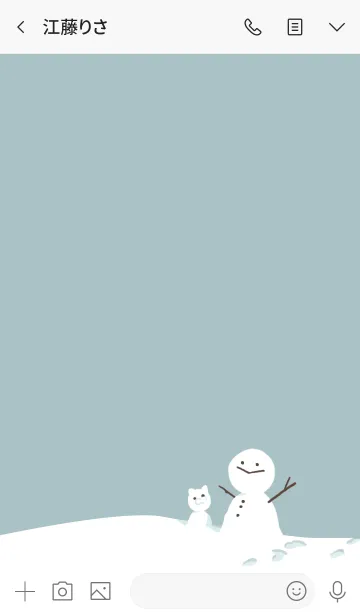 [LINE着せ替え] 冬の小太りなまるの画像3