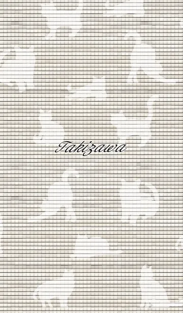 [LINE着せ替え] たきざわ用大人可愛い☆猫シルエットの画像1