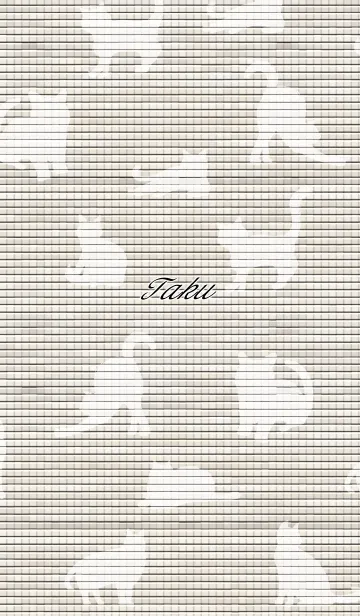 [LINE着せ替え] たく用大人可愛い☆猫シルエットの画像1