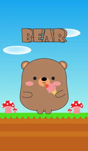 Love So Cool Bear Theme (jp)の着せ替えメイン画像