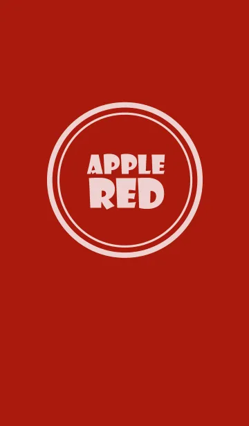 [LINE着せ替え] Simple Love Aple Red (jp)の画像1