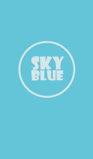 [LINE着せ替え] Love sky blue Theme v.2 (jp)の画像1