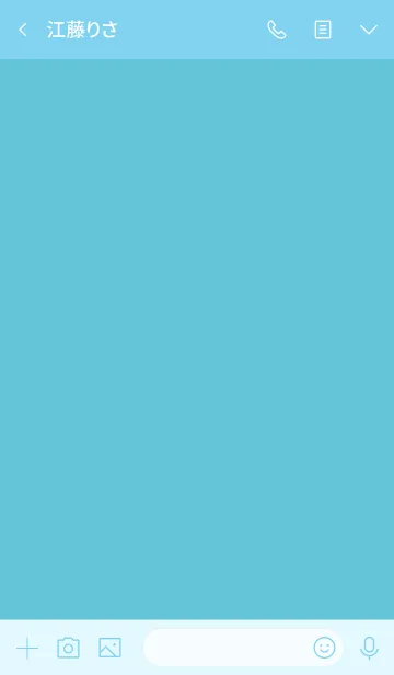 [LINE着せ替え] Love sky blue Theme v.2 (jp)の画像3