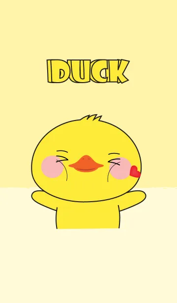 [LINE着せ替え] I Love Cute Duck (jp)の画像1