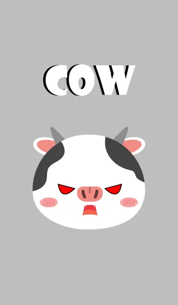 [LINE着せ替え] Love Simple Cow Theme (jp)の画像1