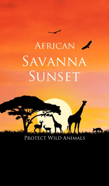 [LINE着せ替え] African Savanna Sunsetの画像1