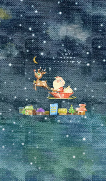 [LINE着せ替え] Very Merry Christmas #絵本の画像1