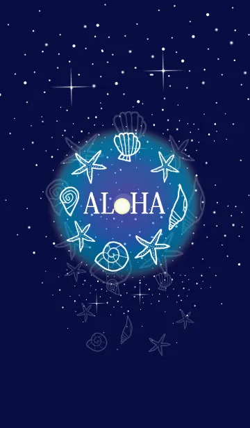 [LINE着せ替え] ハワイ＊ALOHA+85#イラストの画像1