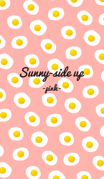 [LINE着せ替え] Sunny-side up -Pink-の画像1