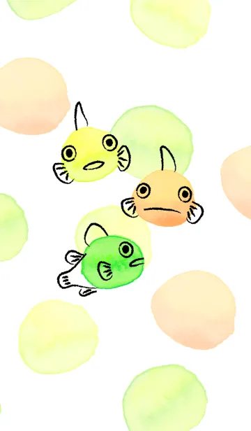 [LINE着せ替え] Lumpfish Dotsの画像1
