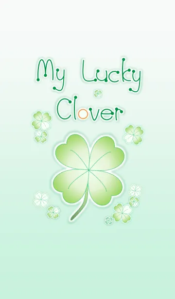 [LINE着せ替え] My Lucky Clover！ (Green V.2)の画像1