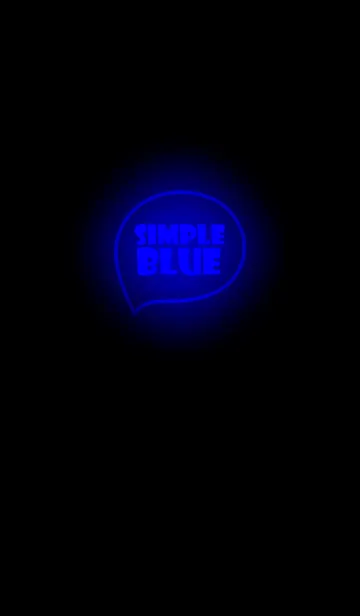 [LINE着せ替え] Blue Neon Theme v1 (jp)の画像1