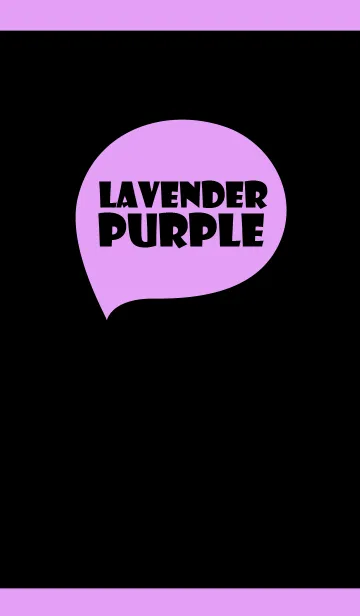 [LINE着せ替え] Black ＆ Lavender Purple (jp)の画像1