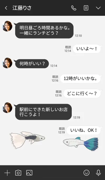 [LINE着せ替え] 熱帯魚グッピーの画像4