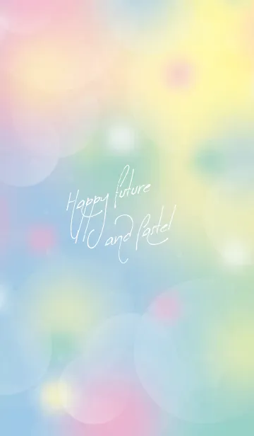 [LINE着せ替え] Happy future #水彩タッチの画像1