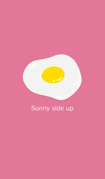 [LINE着せ替え] Sunny side up -Pink-の画像1