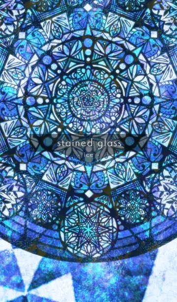 [LINE着せ替え] stained glass -ice-の画像1