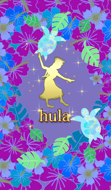 [LINE着せ替え] ハワイ＊ALOHA+87#イラストの画像1