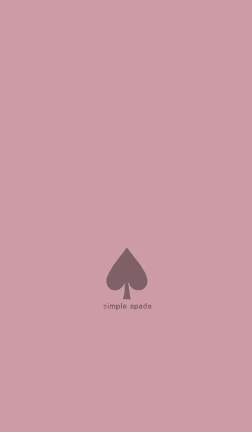 [LINE着せ替え] simple spade (#fall purple)の画像1