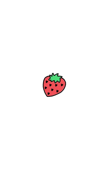 [LINE着せ替え] Happy heart Strawberry themeの画像1