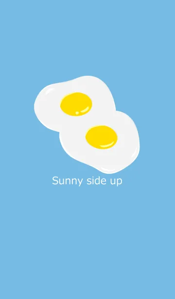 [LINE着せ替え] Sunny side up -Blue-の画像1