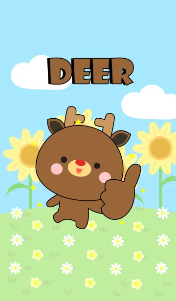 [LINE着せ替え] Happy Deer Land Theme (jp)の画像1