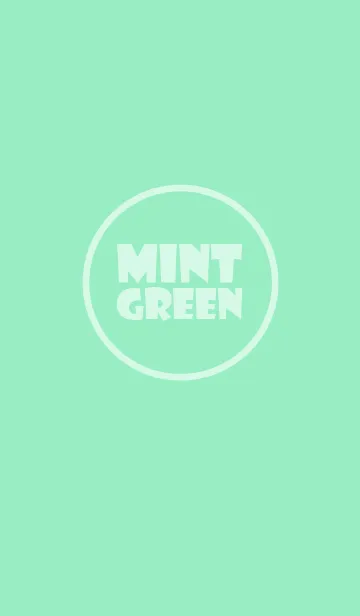 [LINE着せ替え] Love mint green Theme v.2 (jp)の画像1